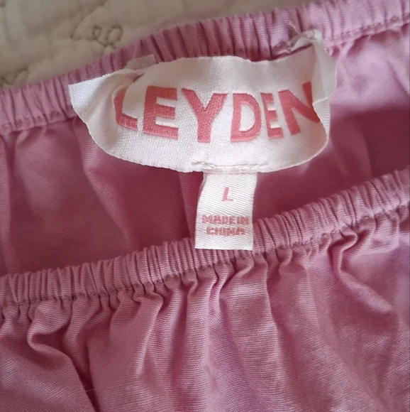 Pink Cotton Peasant Top - Picture 2 of 6